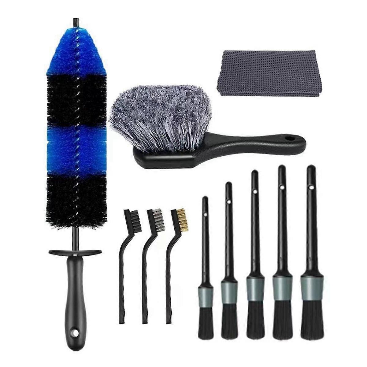 Car Detailing Brush Set, Car Wheel Tire Brush Set, Car Detailing Kit