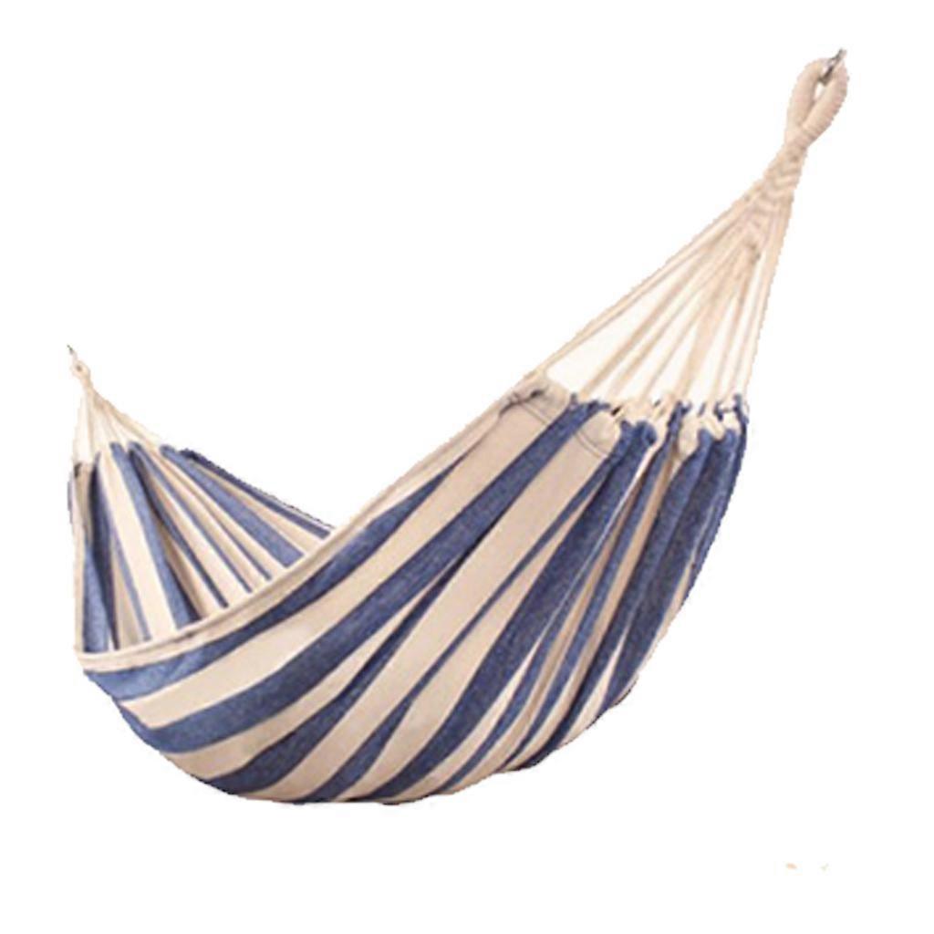 Portable Hammock Hanging Swing Bed for Lawn with Two Carabiner Canvas Swing Bsgs  S