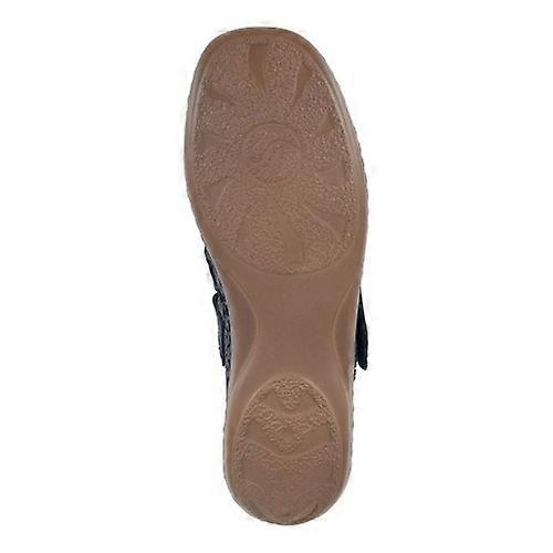 Boulevard Womens/Ladies Perforated Leather Sandals