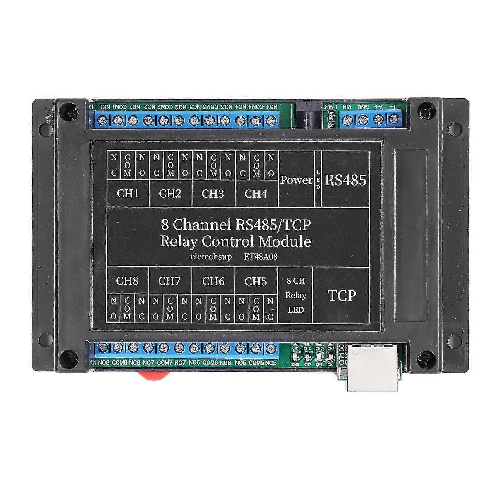 Relay Module 8 Channel 6 Instructions Internal Circuit Protection Relay Control Board with Shell DC12V