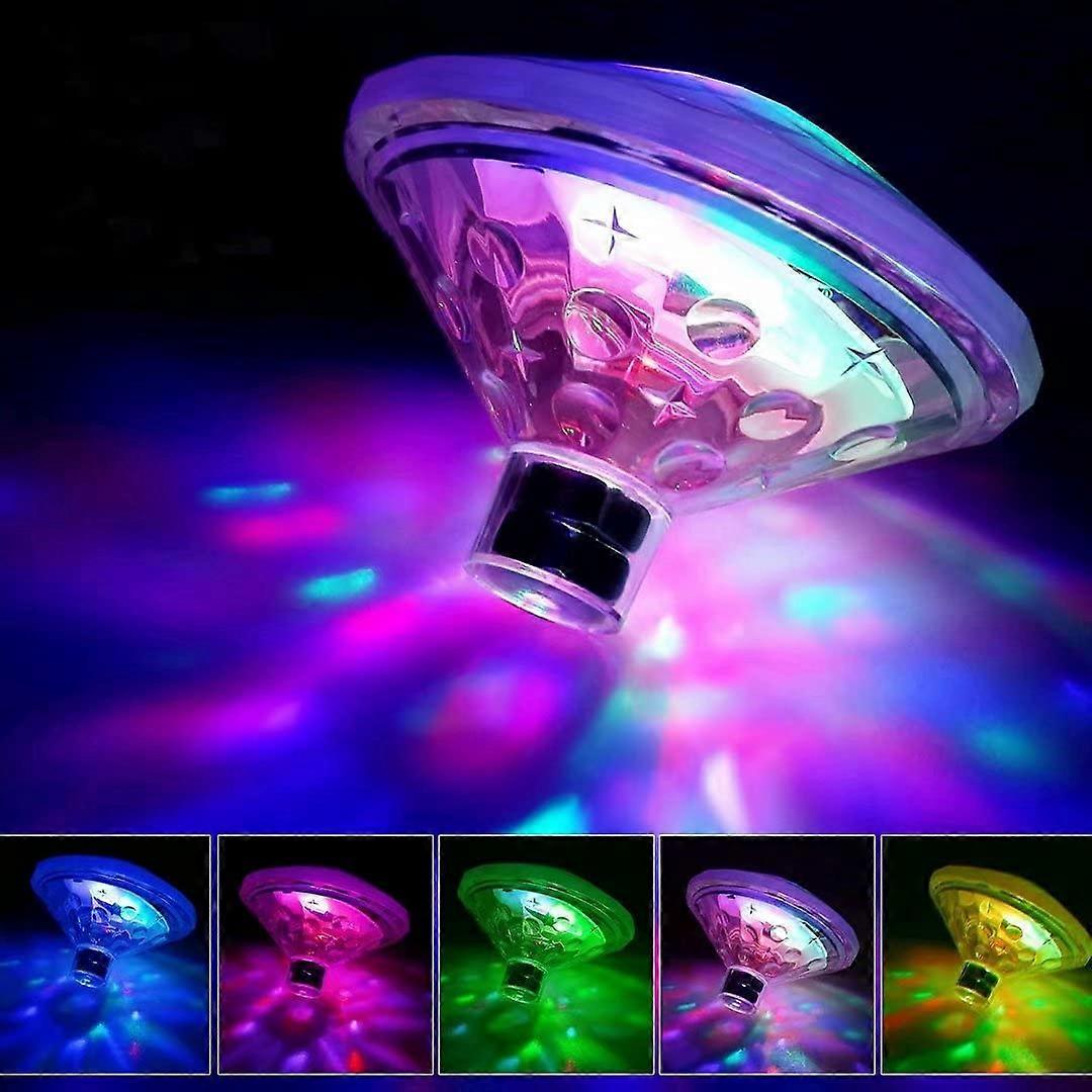 Floating Pool Lights Multicolor LED Submersible For Pools, Hot Tubs, Ponds - Colorful Party Decoration