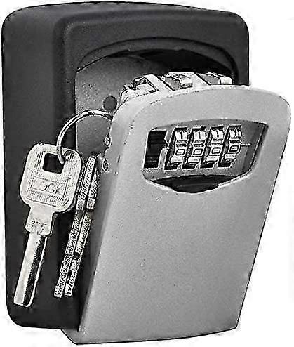 Police High Security Key Box Safe Key Wall Mounted 4 Digit Keys High Security Safe Combination Lock Store Keys