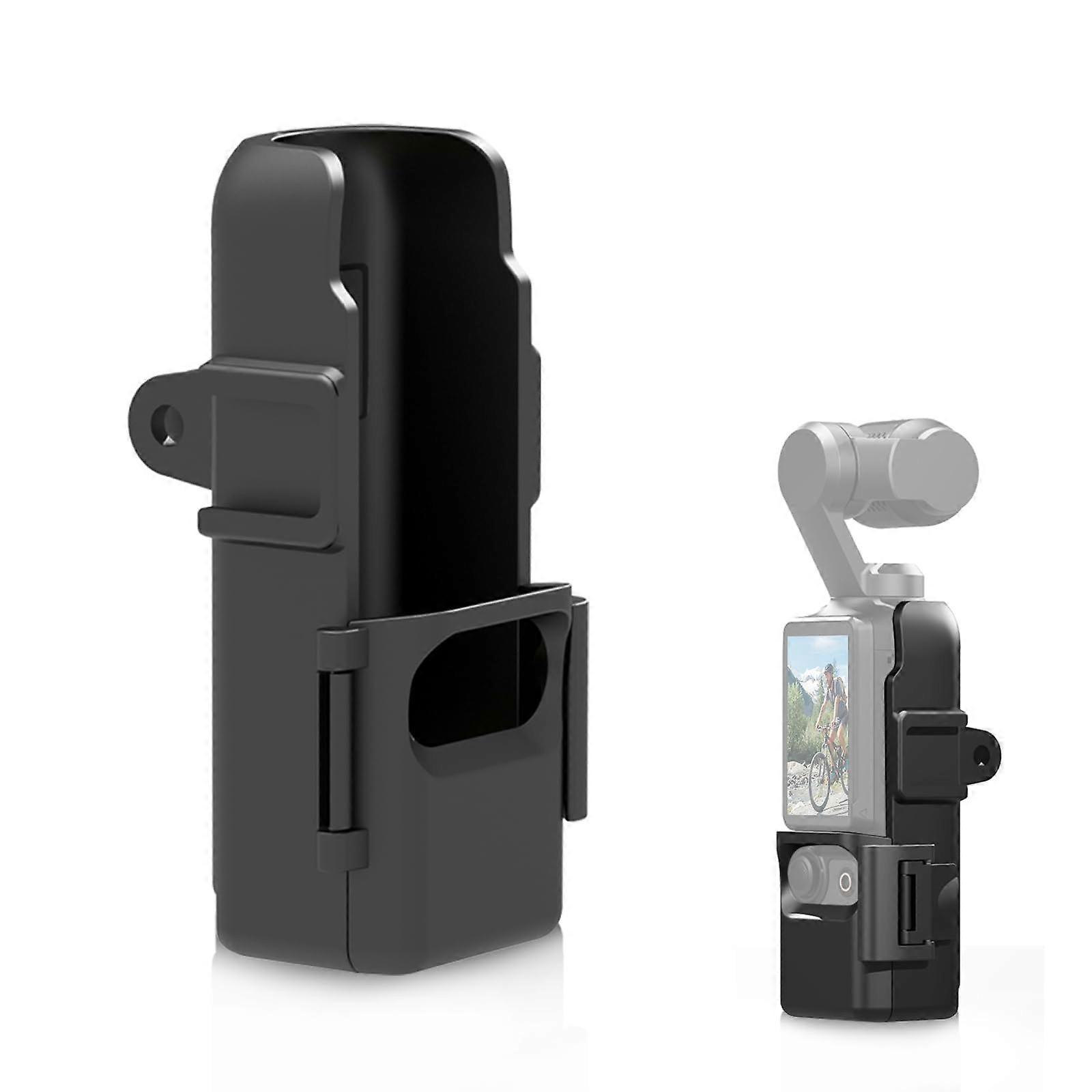 Camera Expansion Adapter for DJI OSMO Pocket 3 Accessories,Protective Cage Cold Shoe Light Microphone Tripod Mount Bracket with 1/4 Thread Connector