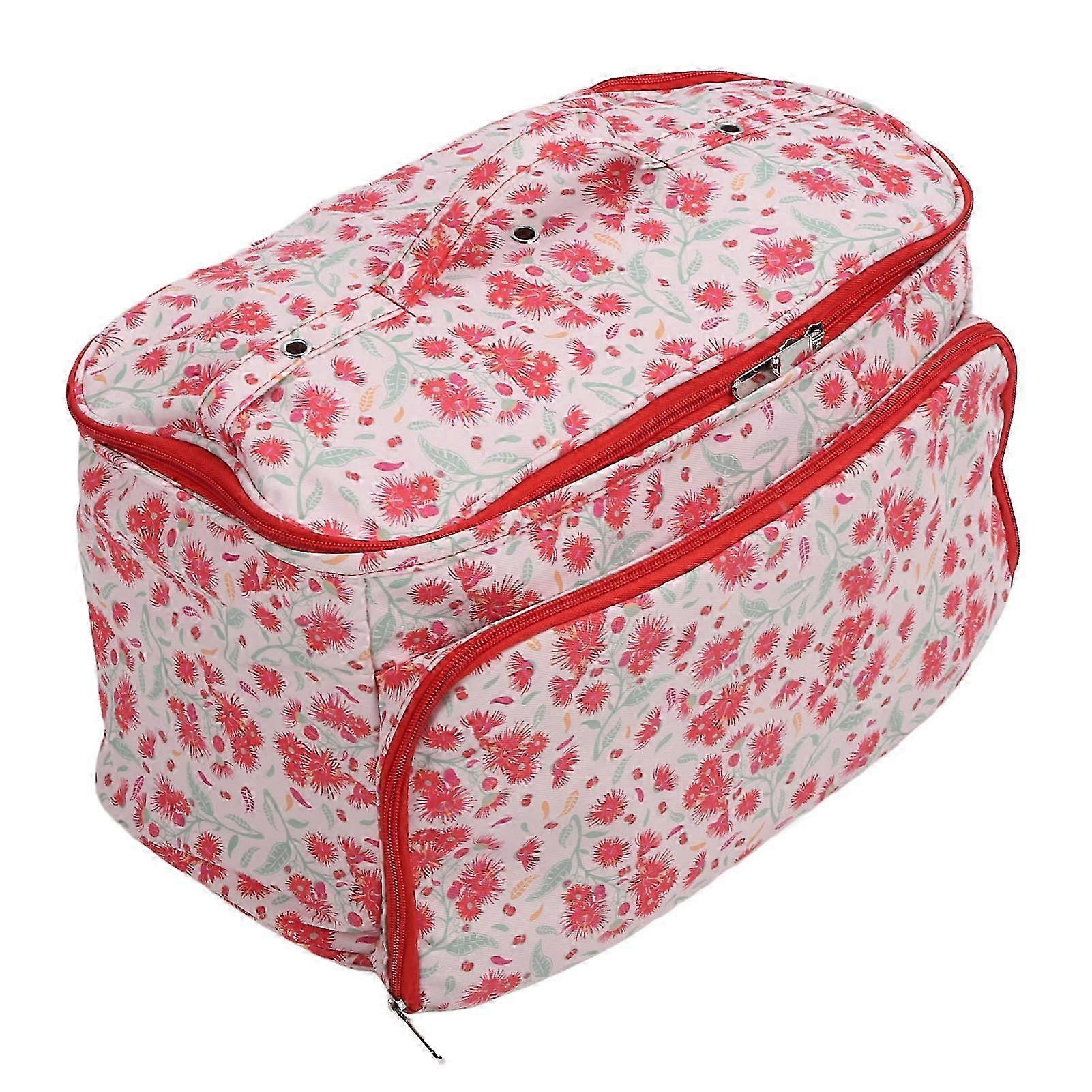 Neuletarvikkeiden järjestäjä - iso virkkauspussi langalle ja koukkuille