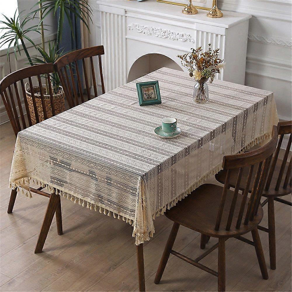 Duk vävd ihålig BohemianStyle Tofs matduk halkfri elegant design