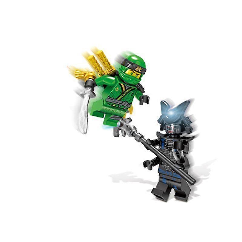 Set Di 24 Minifigure Ninjago: Kai, Jay, Sensei Wu E Maestri &ndash; Mattoncini Da Costruire, Nuovi
