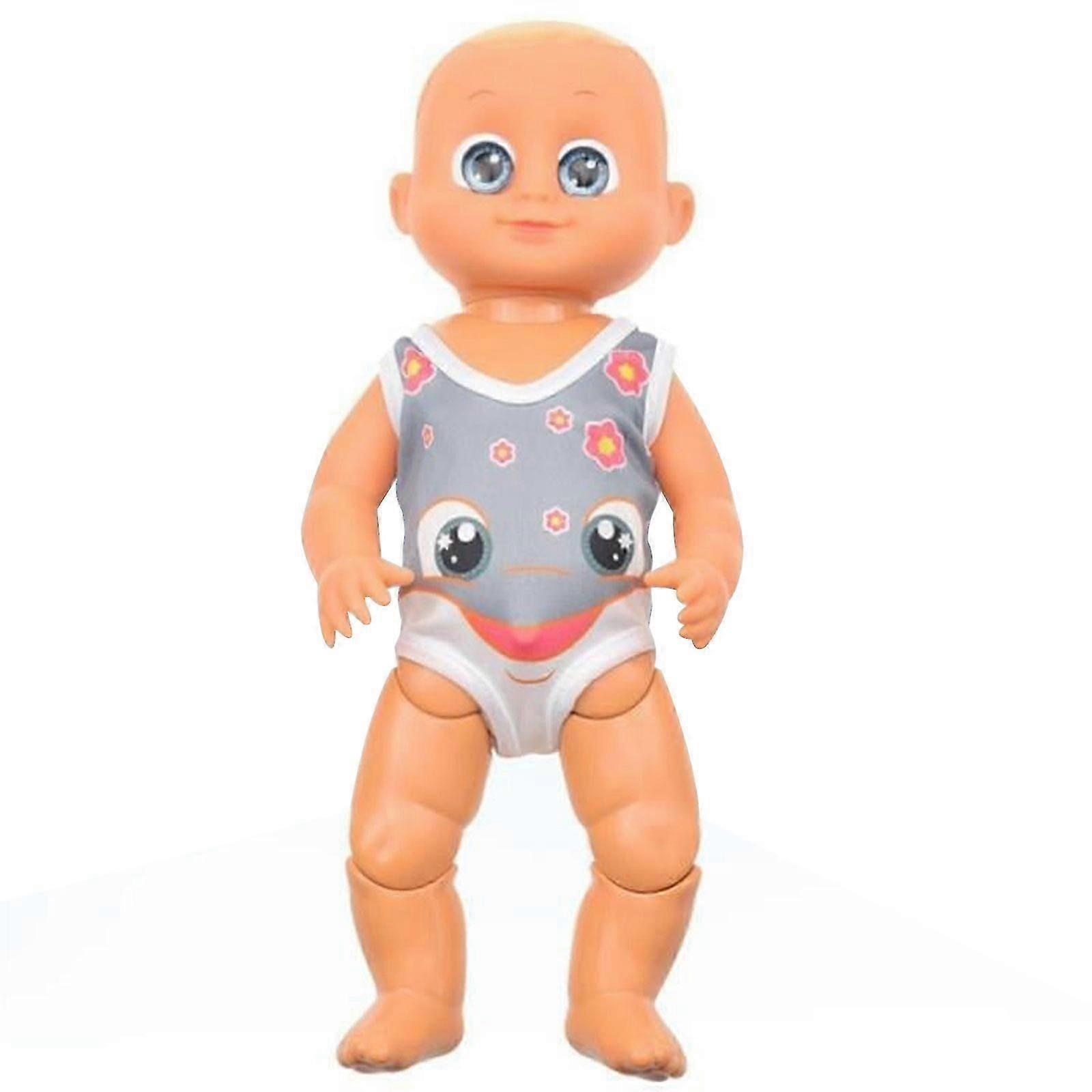 Elektrisk simdocka Vattentäta dockor, Elektrisk vattenlekdocka Bedårande duschleksak, Flytbar simdocka, Vattenlekleksak för badkar, Badtid lek 