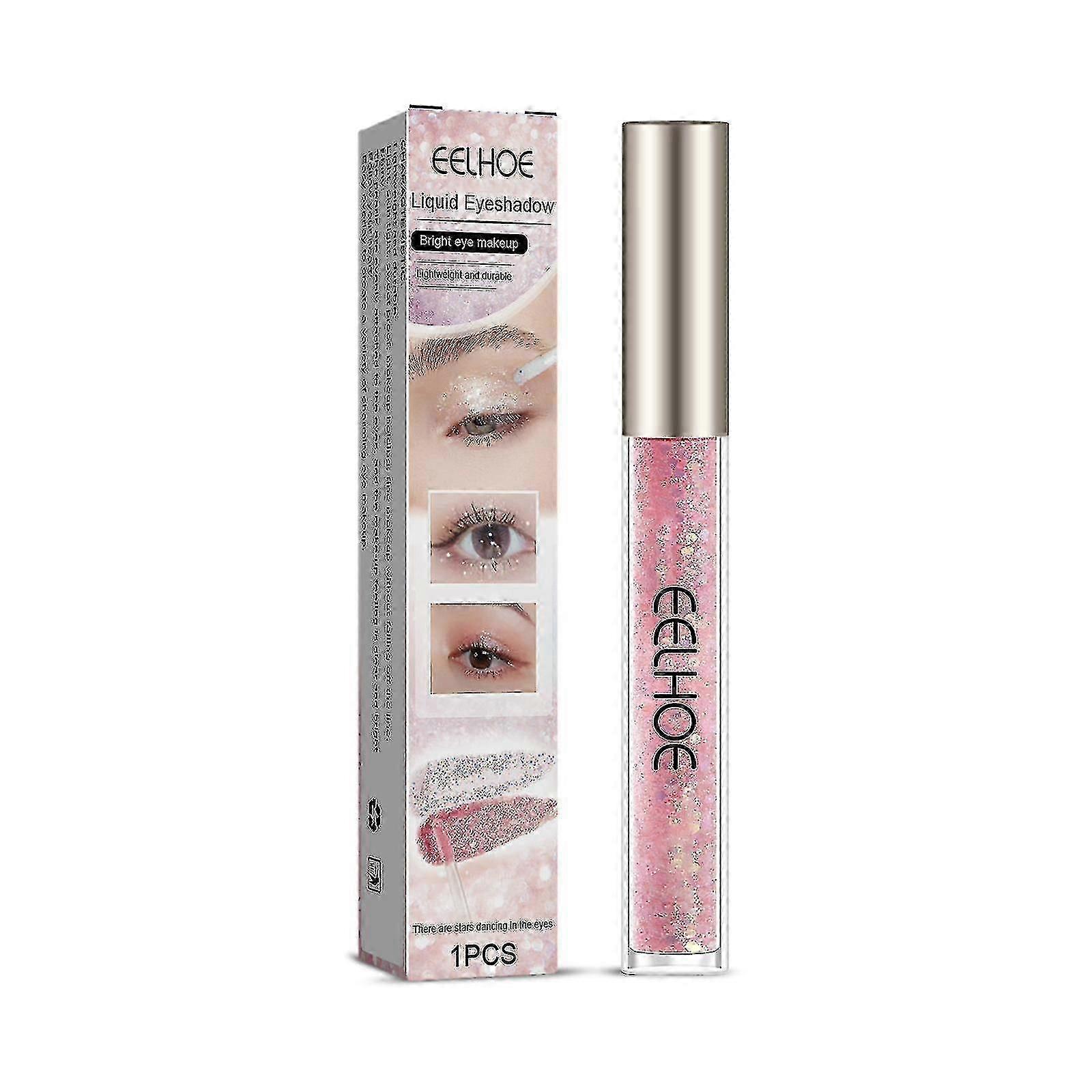 Leke Eelhoe Hoogglans Vloeibare Oogschaduw Verhelderen Traan Oogmake-up Waterdicht Fijne Flash Hoogglans Liggend Zijderups Parel Glitter Oogschaduw