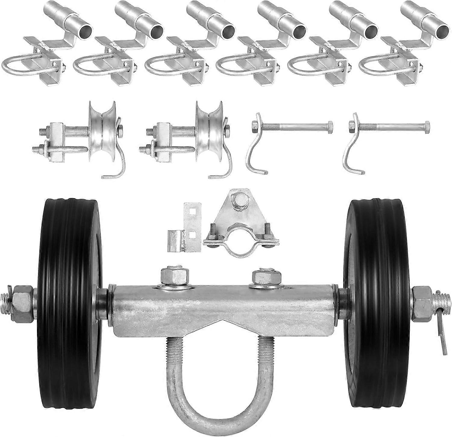 Hochwertiges nagelneues Schiebetor Kit, 6 Rolltor Hardware Kit C-Type,