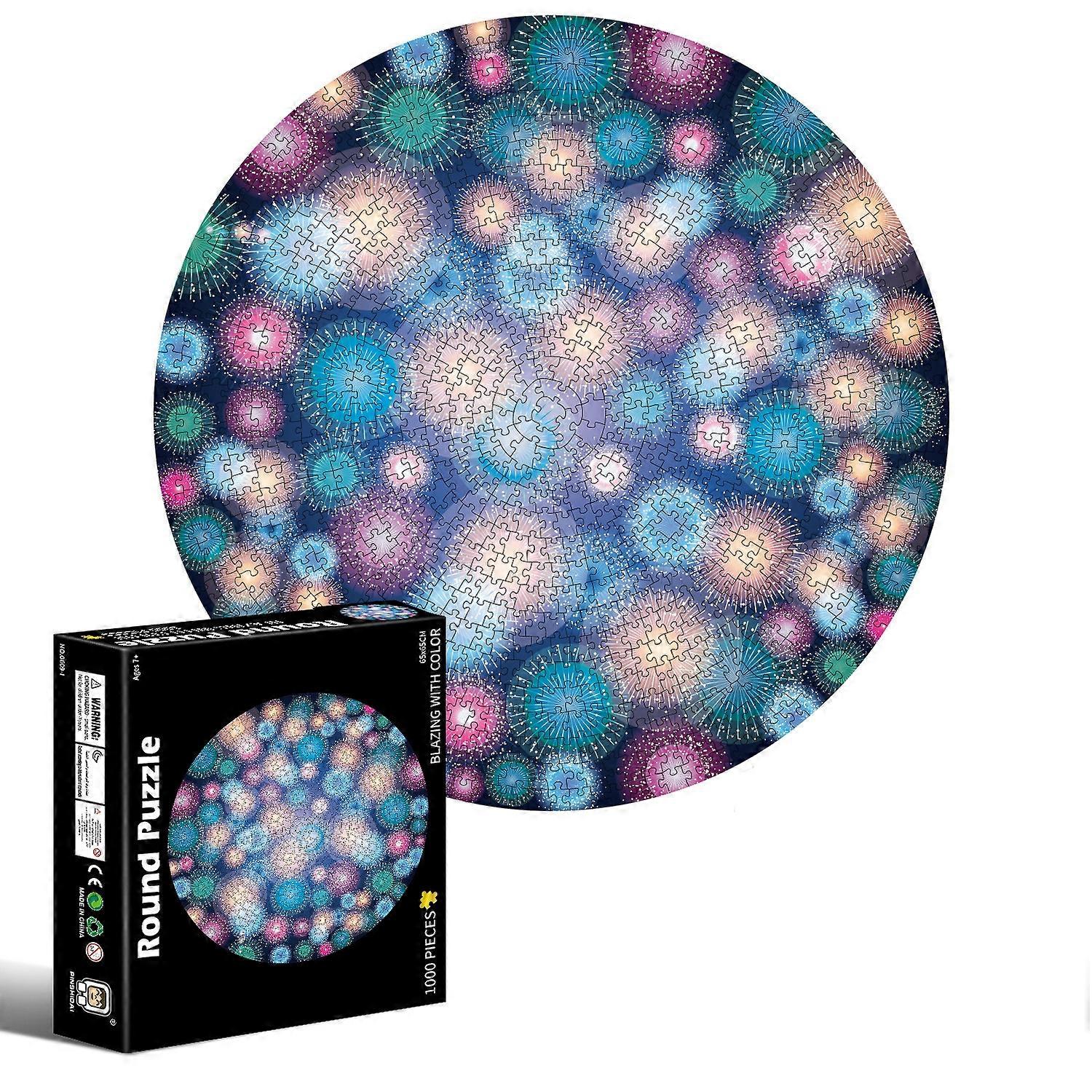 Round Shape Irregular Plane Puzzle Jigsaw Toy 1000 Pieces