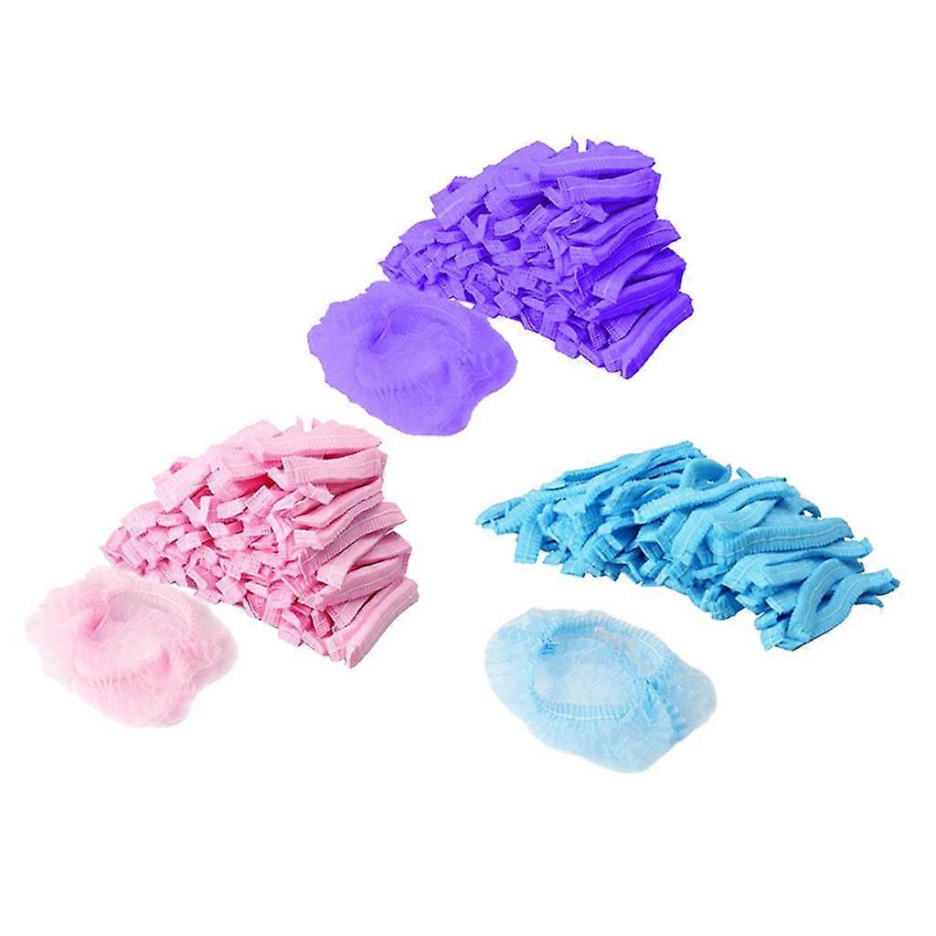 300pcs Disposable Non Woven Hat Restaurant Industrial