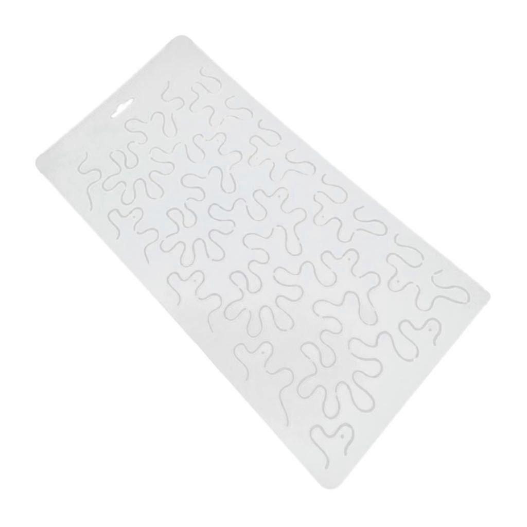 Plastic Embroidery Quilting Templates & Stencils Sewing Patchwork Tools #11