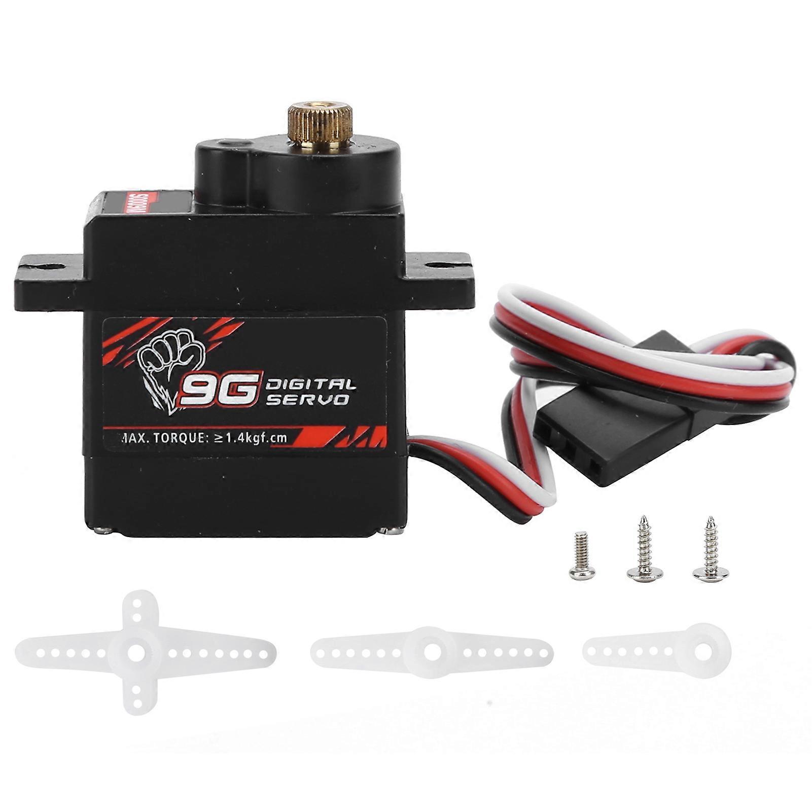 S0009M 9g Metal Gear Digital Servo Fit ل 1/24 RC قارب سيارة ذو جناحة ثابتة