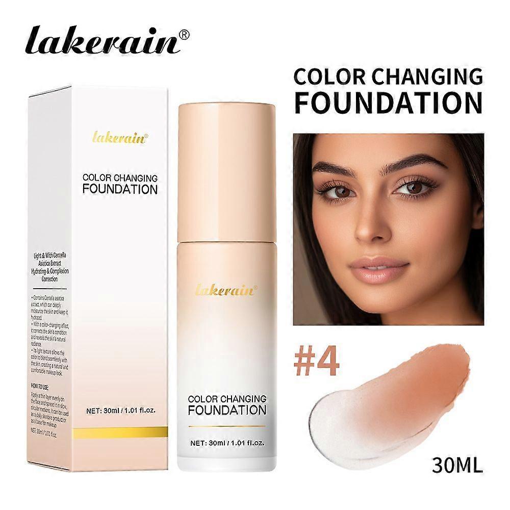 Colour Changing Foundation For Mature Skin, Liquid Foundation For Aging Skin Lightweight, Hydrating & Buildable Coverage For Flawless, Even Skin Tone