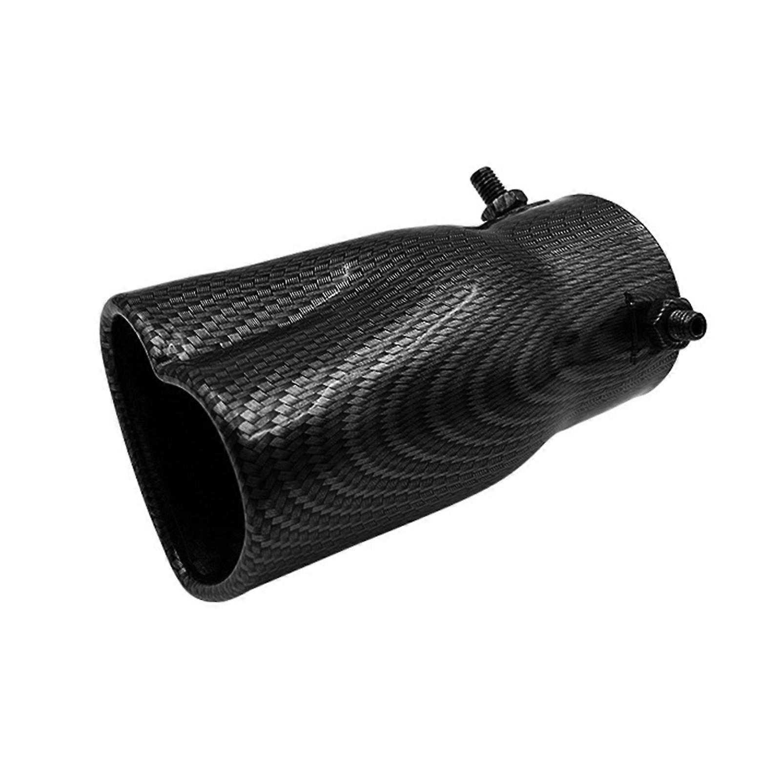 Stylish Heart Shape Exhaust Tip in Steel personalize Vehicle Styling Muffler Tip Upgrades for Any Car Rear Appearance carbon fiber pattern