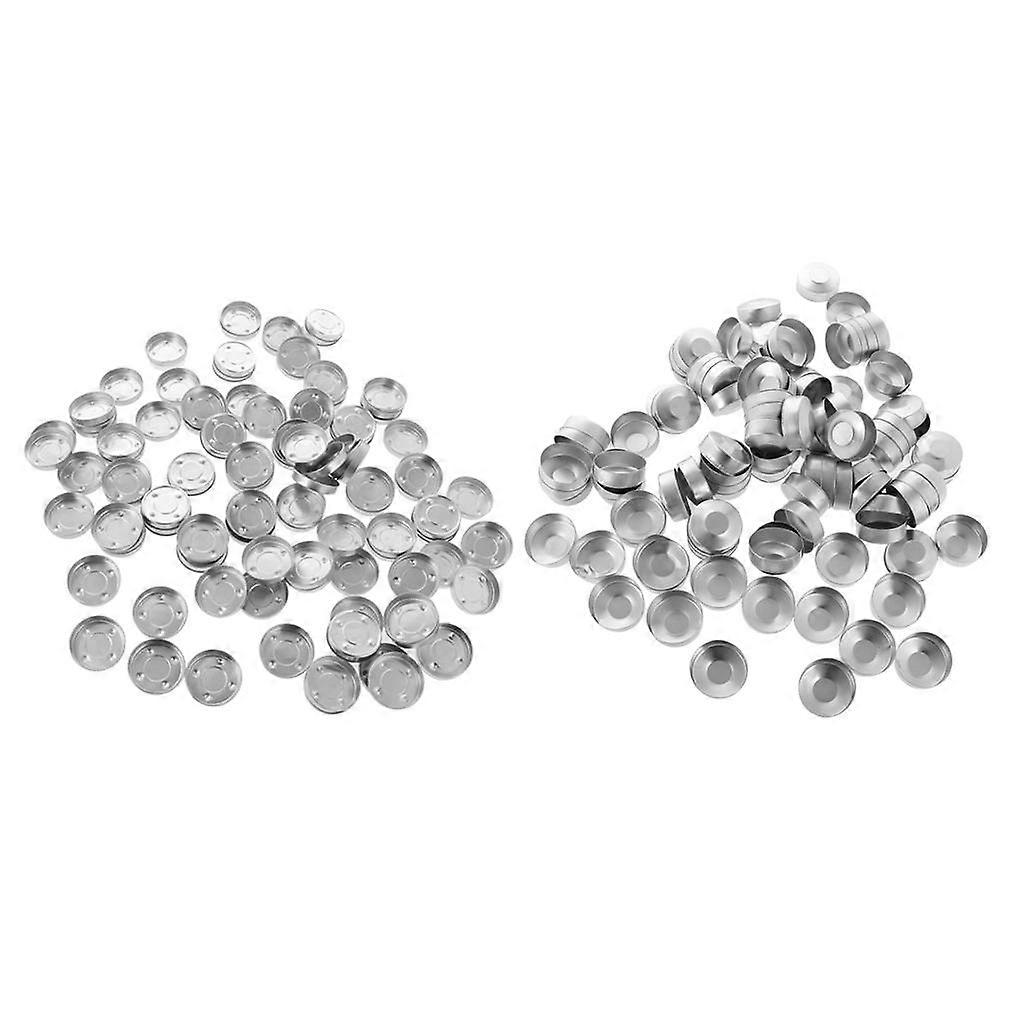 200pieces Mixed Simple Personalized Aluminium Tea Light Mixed Case Container