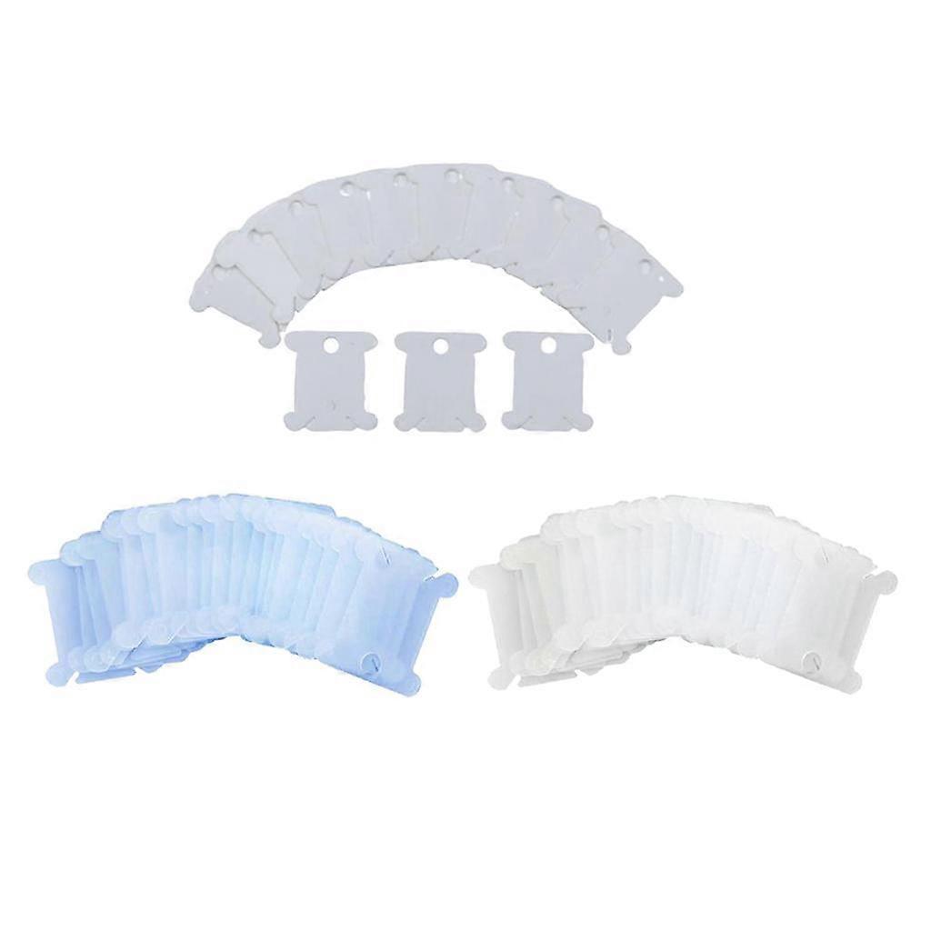 360Pcs Plastic Floss Thread Bobbins Winders Holder Board Thread Spool