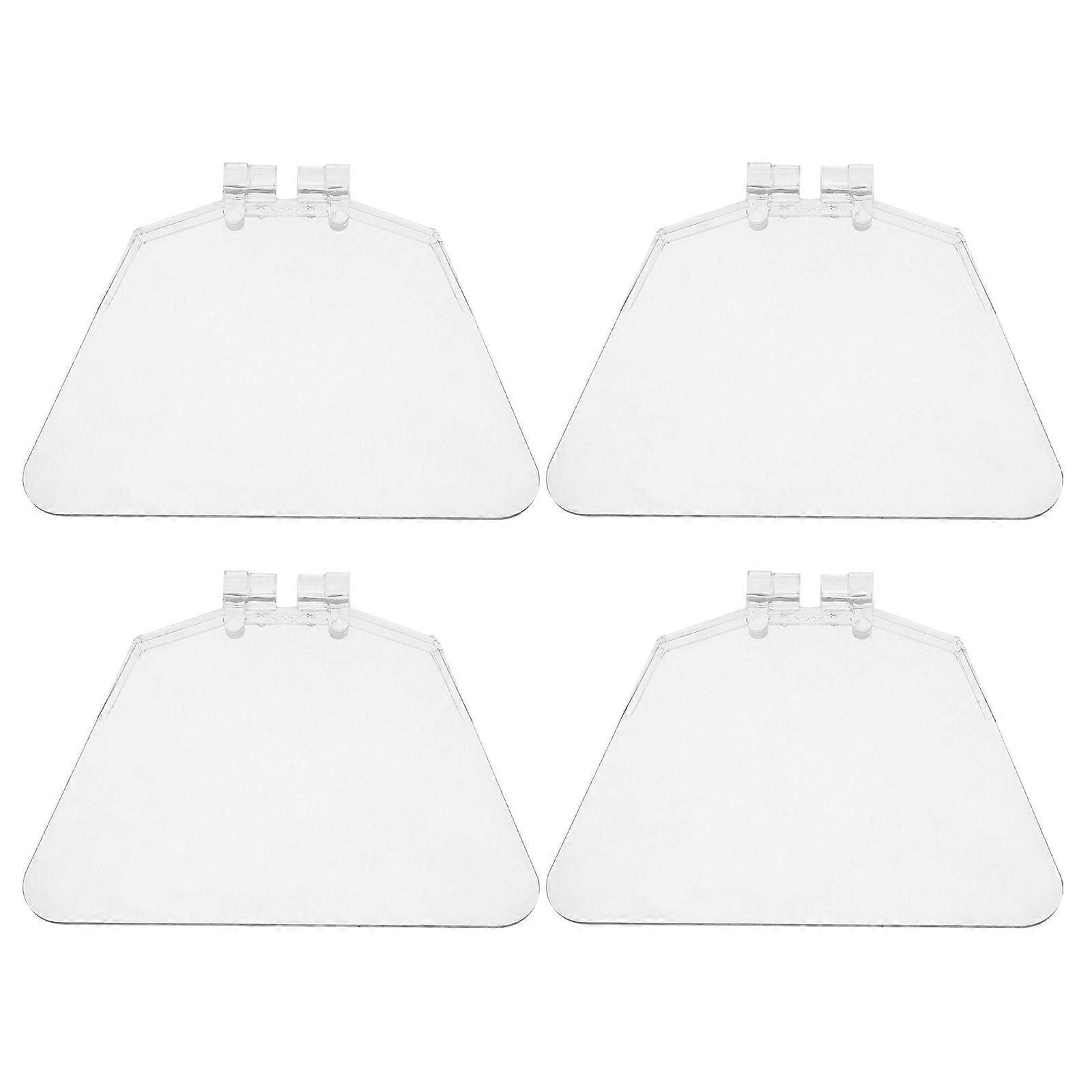 4pcs Bench Grinder Eye Shield Replacement Transparent Safety Guard for Grinding Machine Protective Cover for Angle Grinder Ideal for Workshop Use