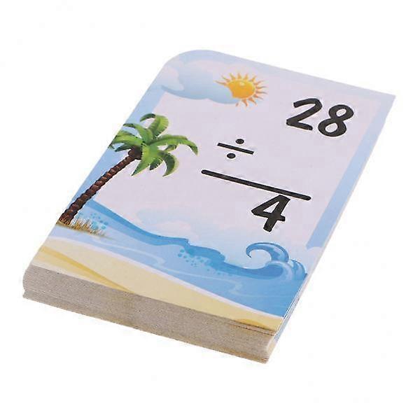 Elementary School Math Flash Cards - 180 Cards for Division Practice