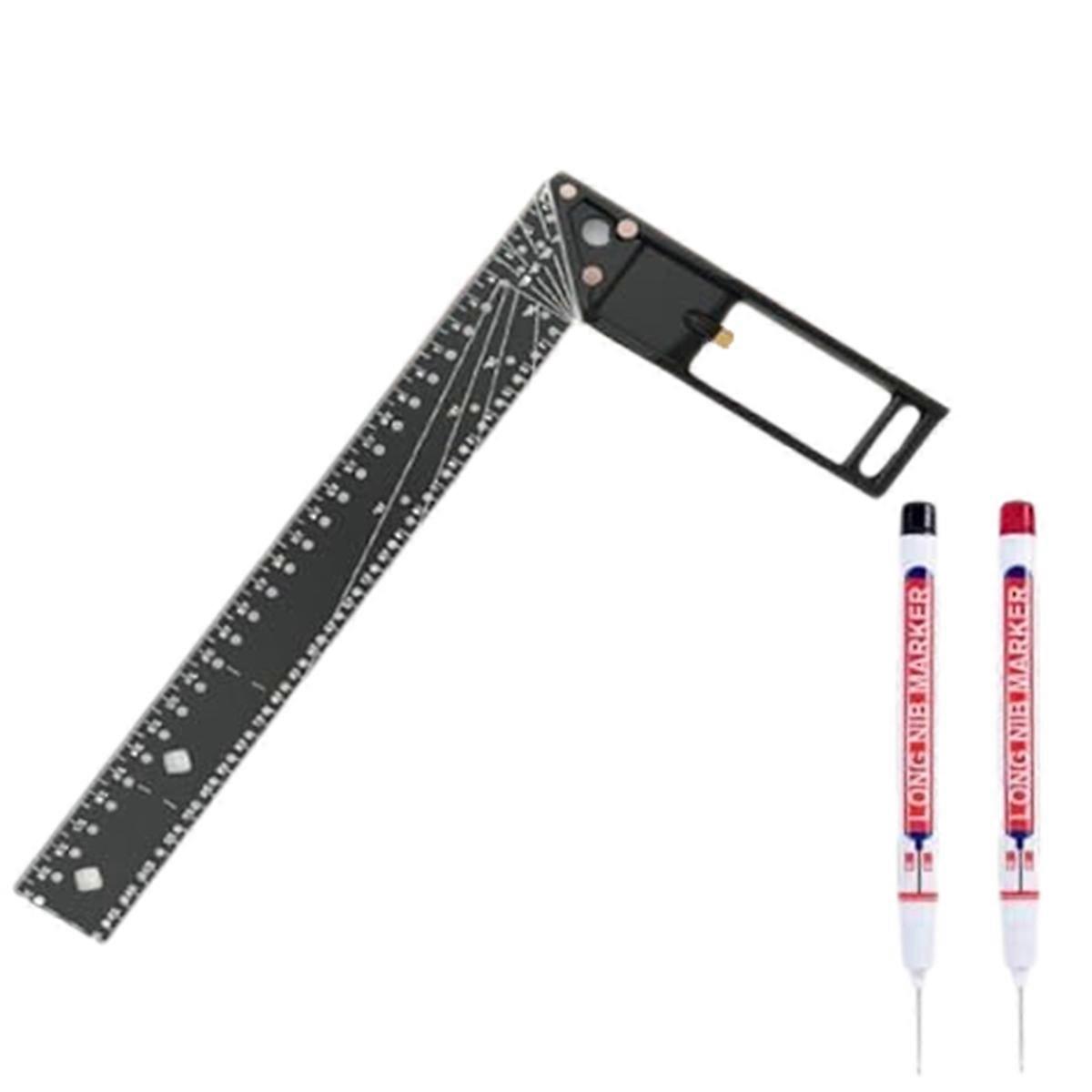 12 Inch Framing Square Carpenter Square, Woodworking Square Ruler, A