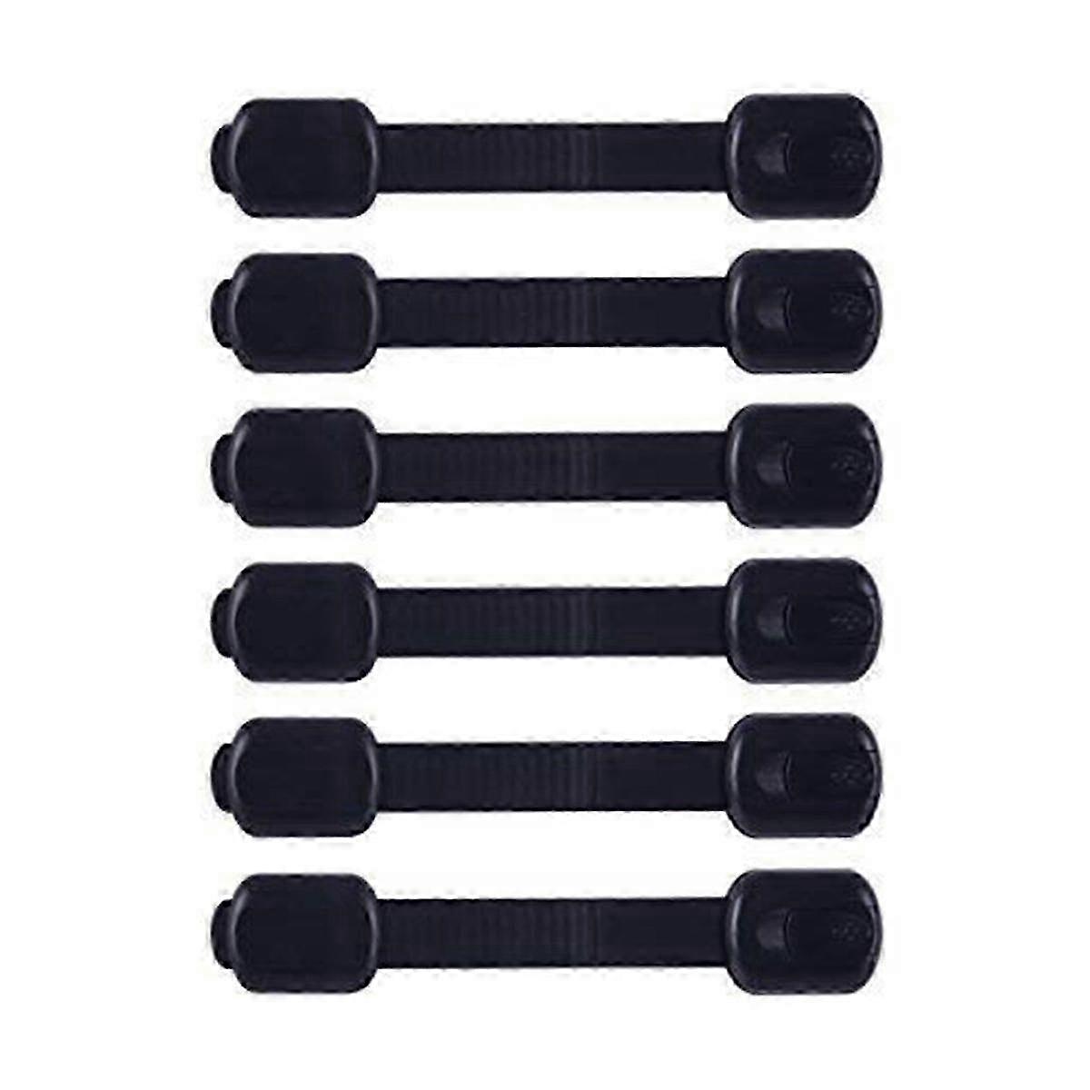 قفل أمان للأطفال - قفل خزانة مطهر للأطفال مع مادة لاصقة - قابل للتعديل مع مزلاج للخزائن