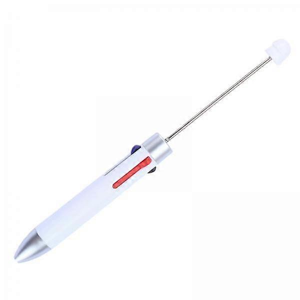 4xBeadable Pens Multicolor Bead Ballpoint Pen for Journaling Taking Notes Draw