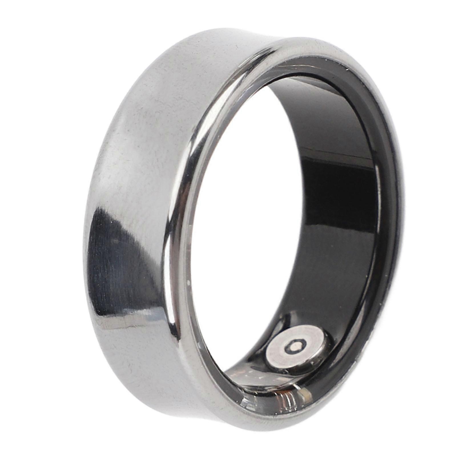 Smart Ring IP68 Water Proof Sleep Monitoring Multi Sport Mode Health Fitness Tracker Ring for Android 5.0 for IOS 10.0 Size 7 