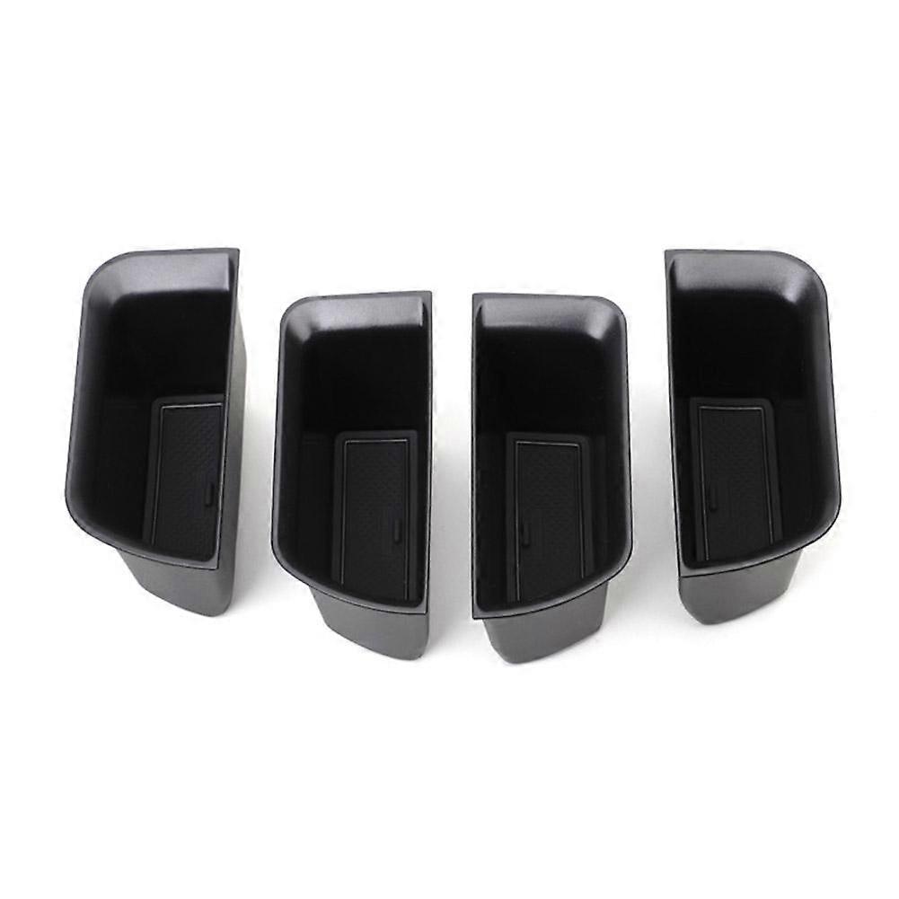 For Jeep Wrangler Center Console Organizer Tray ABS Plastic Black Direct Fit No Modification