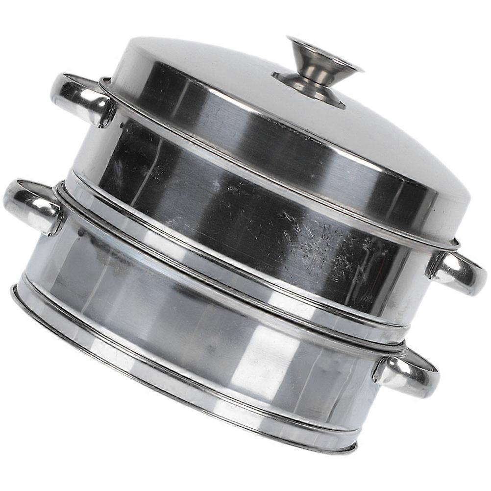 Stainless Steel Food Steamer with Lid – Multi Functional Kitchen Steaming Rack for Dumplings, Vegetables, Home, Restaurant, and Hotel Use