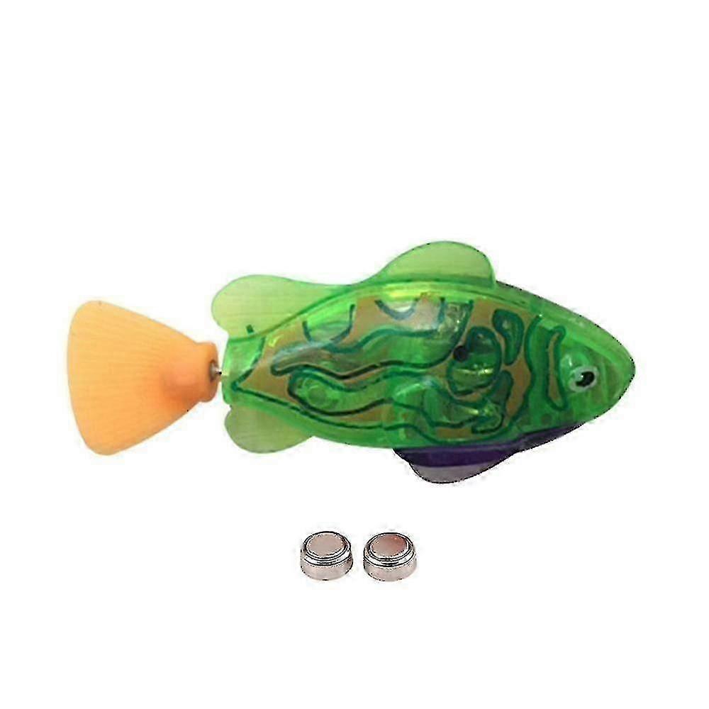 Transparent Blue Electronic Battery Powered Fish Toy