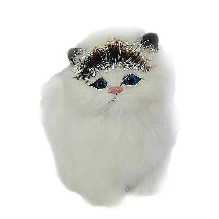 Lovely Simulation Animal Doll Plush Cat Toy with Sound Kids Toy