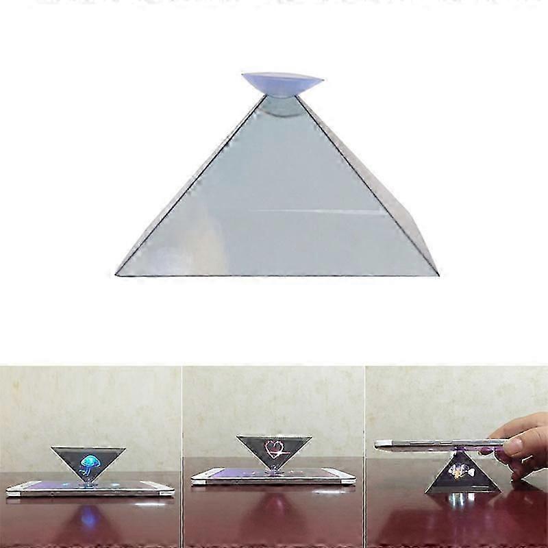 3D Holographic Display Stands for Smart Mobile Phone,360 images Holographic Display Stands Projector for Ad Display/Cartoon Interaction