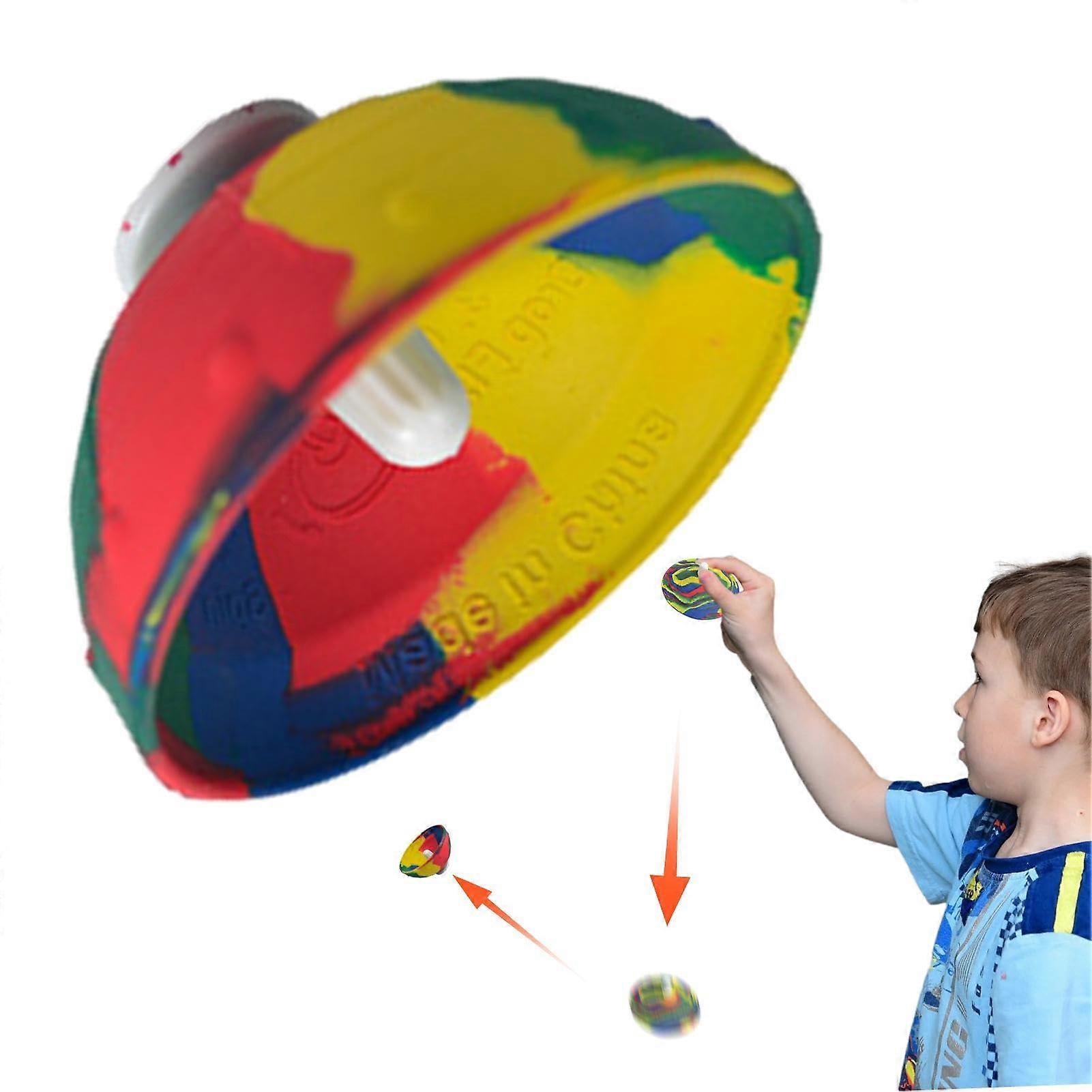 Creative Rotating Rubber Ball for , Playground, Home, Travel, School