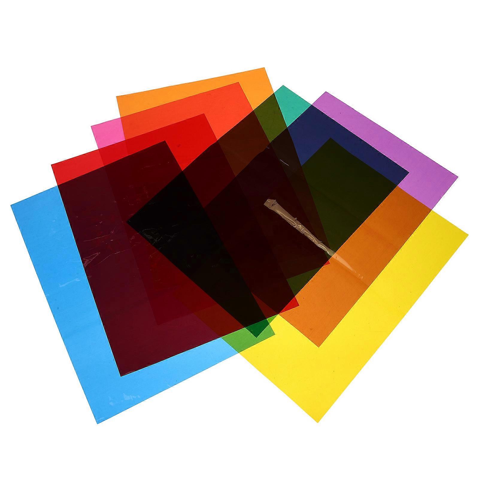 Cellophane Sheets for Gift Wrapping Assorted Color DIY Craft Supplies 21 Sheets A4 Size