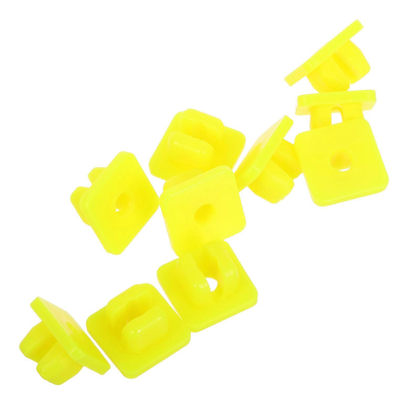 10pcs Speaker Fixing Clips for Quick Installation, Compatible with Subaru, Efficient Mounting Clamps, Plastic Grille Nuts for Automotive Audio
