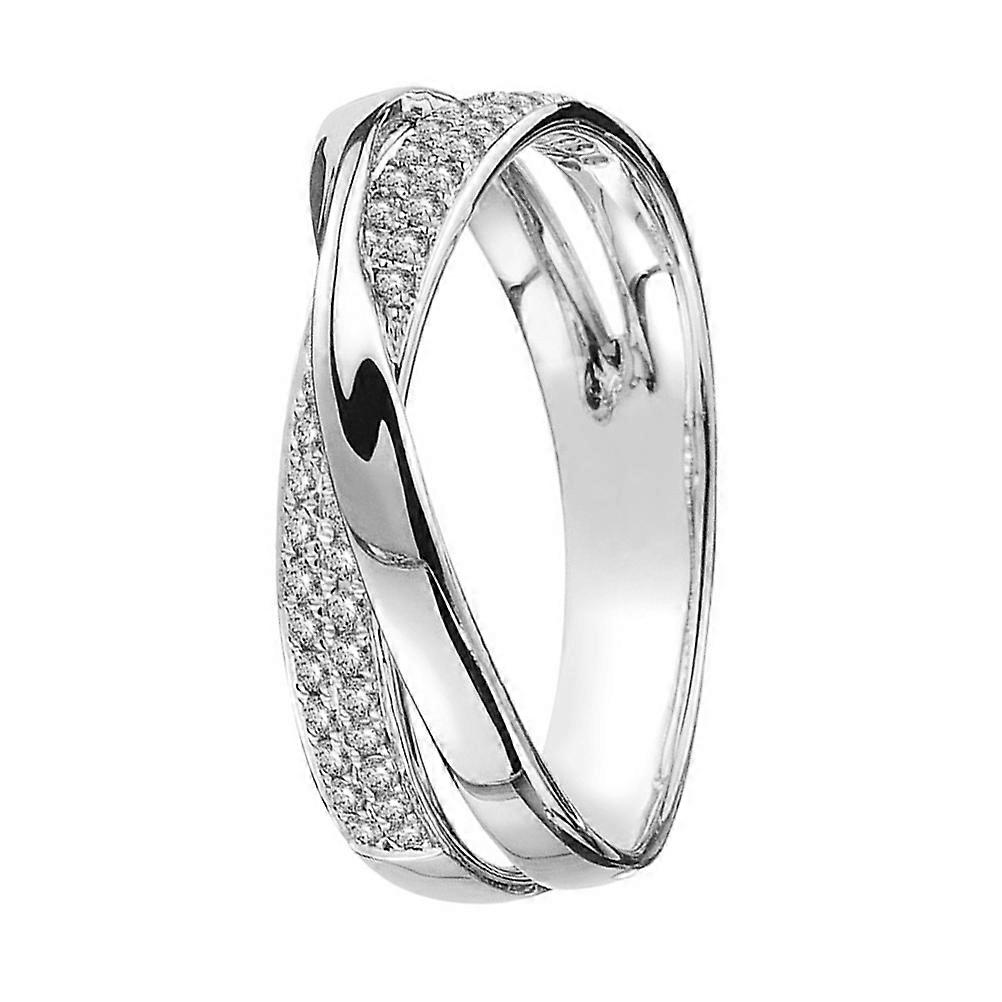 Here's a refined and attractive product description for your **Stylish Simple Zirconia Ring**:
**Elegant X Shaped Zirconia Ring for Women –