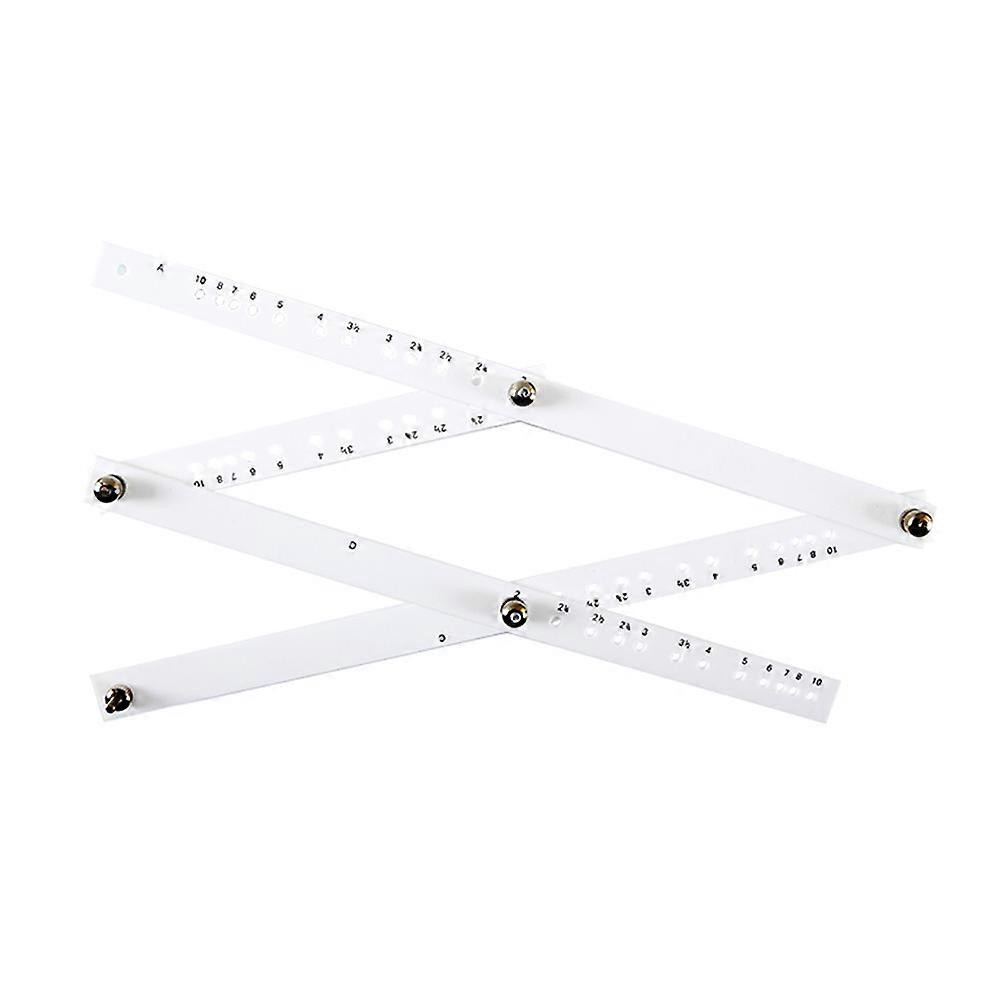 Multipurpose Drawing Ruler Professional Drawing Tools Angle Measurement For Engineers Office Use 1Set