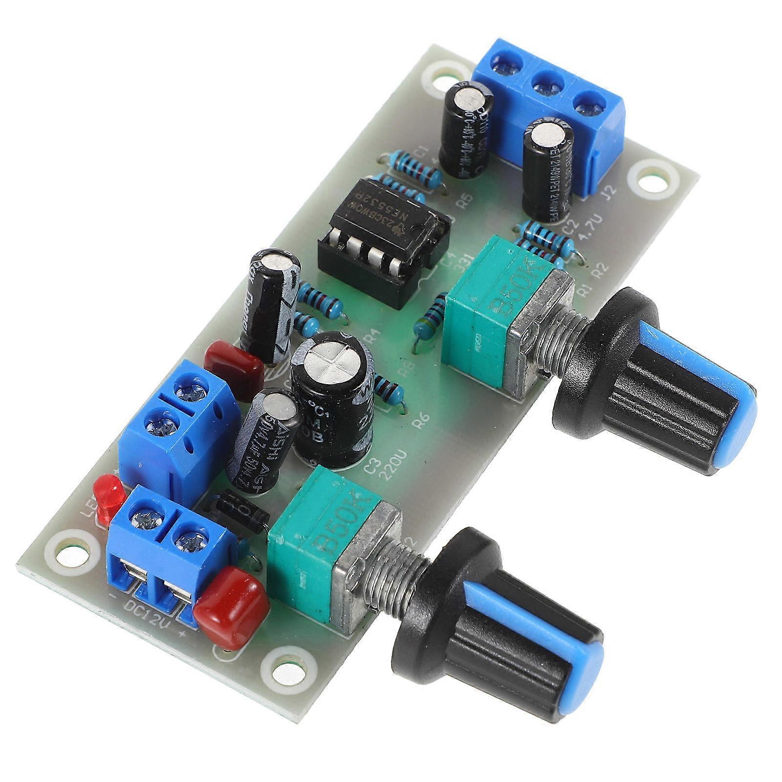 Bass Amplifier Board with Low Pass Filter, Audio Amplifier Module for Power Supply, Low Bass Sound, Easy Operation via Rotary Knob