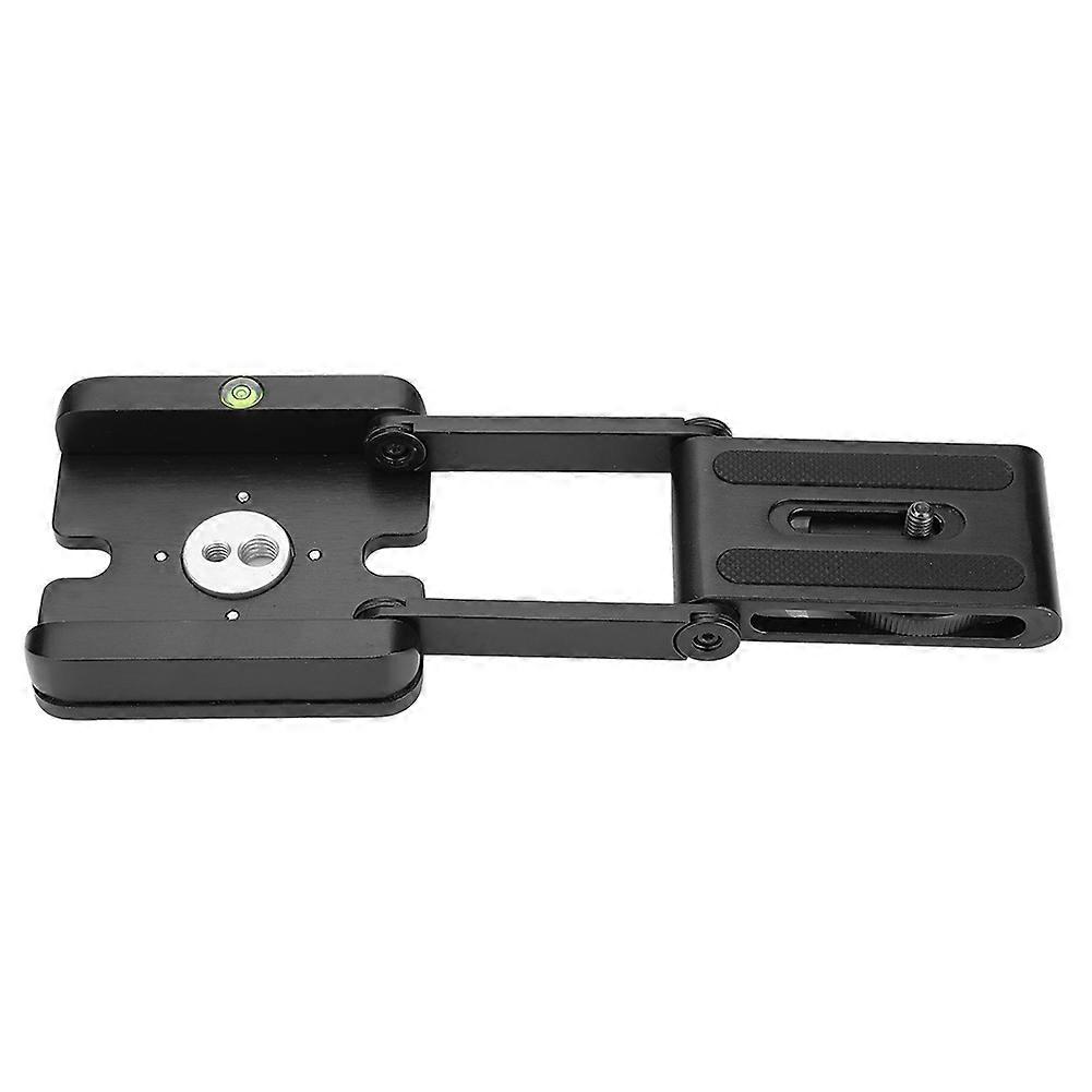 Black Z Flex Folding and Tilting Quick Release Plate Bracket for Camera Tripod
