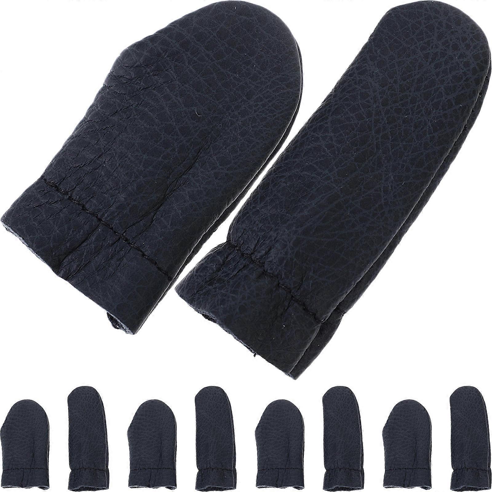 a polished and professional product description for your **10pcs PU Thimble Finger Protectors**:
### **10pcs PU Thimble Finger Protectors –