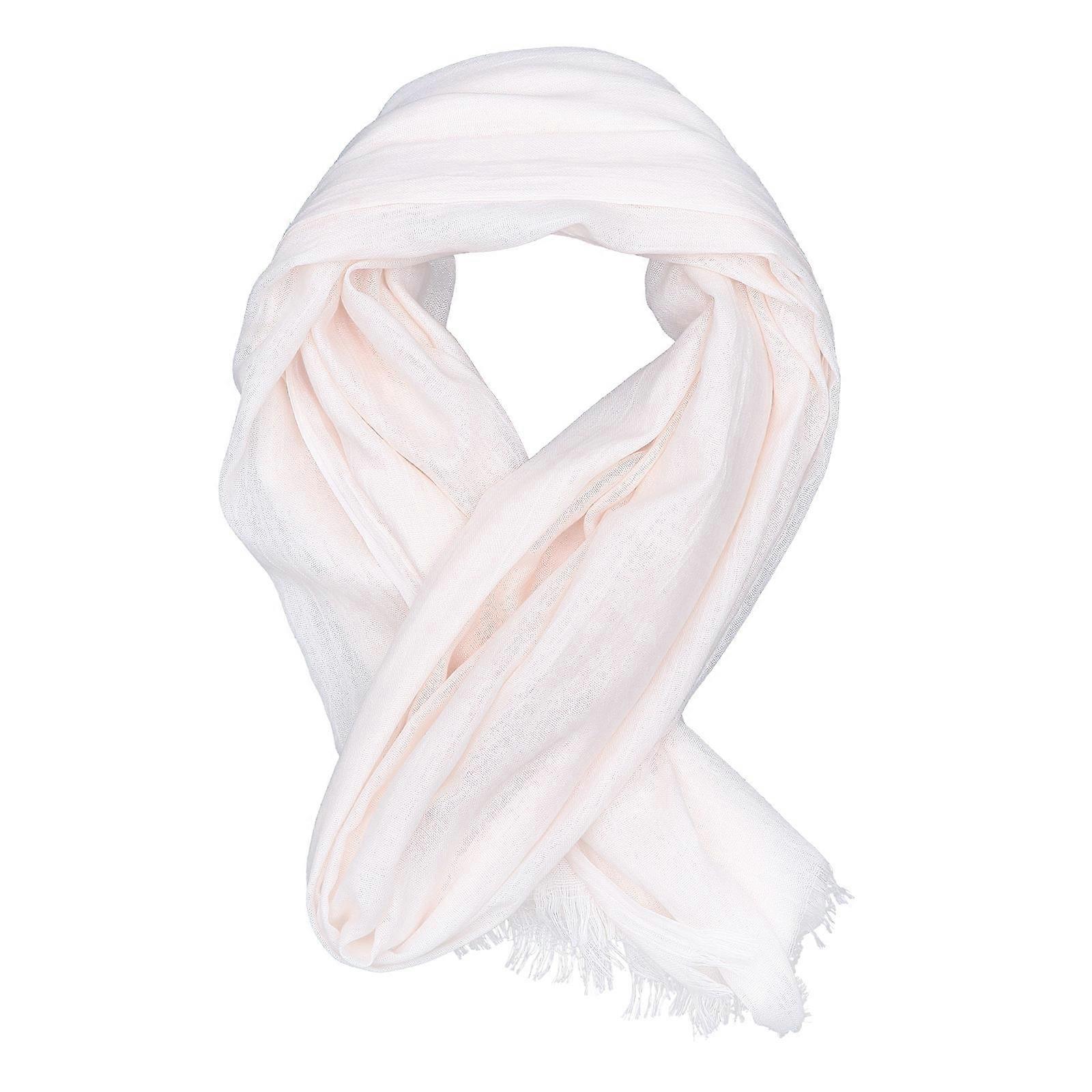 Rectangular Shawl Cotton Linen Scarf Sun Block For Women 1Set