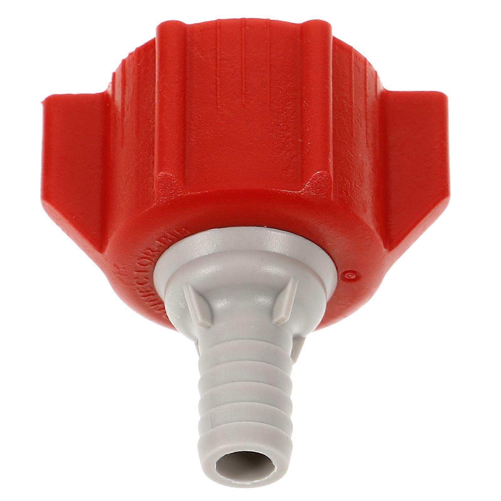 Reusable Red Plastic Soda Water Machine Adapter Connector for Carbonated Beverage Makers – Versatile Replacement for Home and Shop Drink Machines