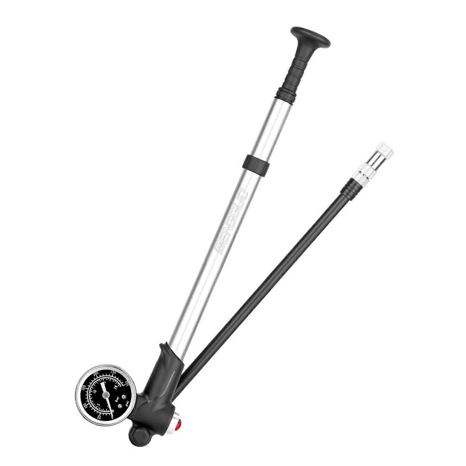 用于前叉和后悬架的压力减震泵便携式小型泵自行车充气机 300 psi 气泵参考号:2381