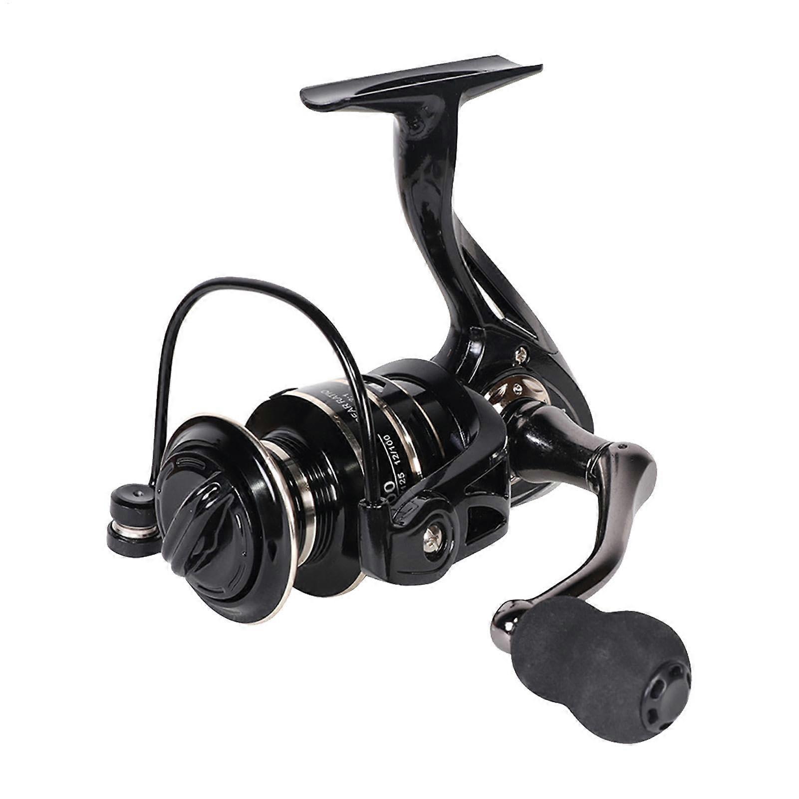 Spinning fishing reel, metal body smooth action high ratio Efficient bait casting tool
