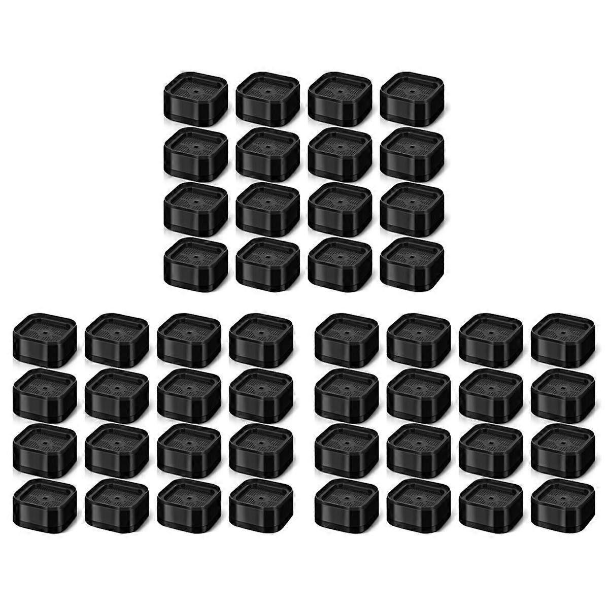 Furniture Risers Adjustable Bed Risers 1.38In Raising Blocks 16 Pcs