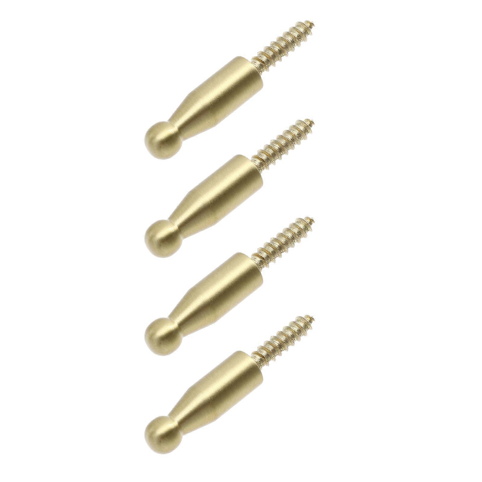 4 יחידות ווי קיר פליז לאמבטיה, מטבח, חדר שינה - קולבי דלת אחת מעשיים למעילים, מגבות - התקנה קלה