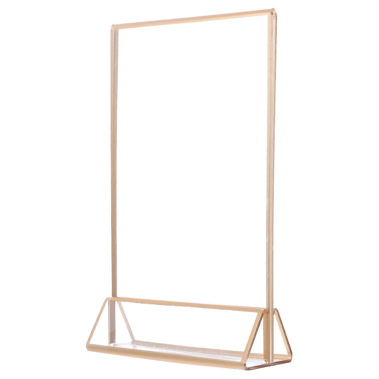 Table Menu Card Holder Price Display Rack Clipping Photos 1Pack