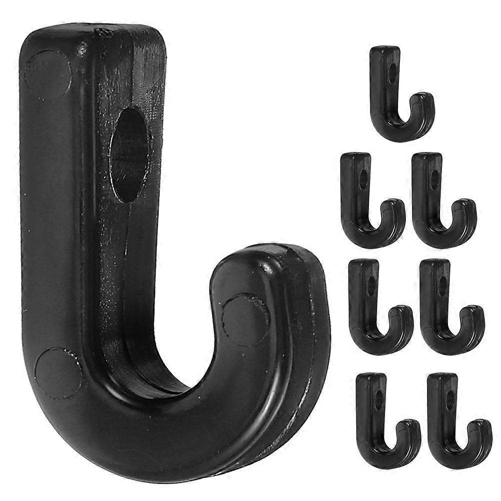 Boat Accessories Kayak Hooks Secure Down Equipment J-Shaped Lightweight Compact Design 8Pcs