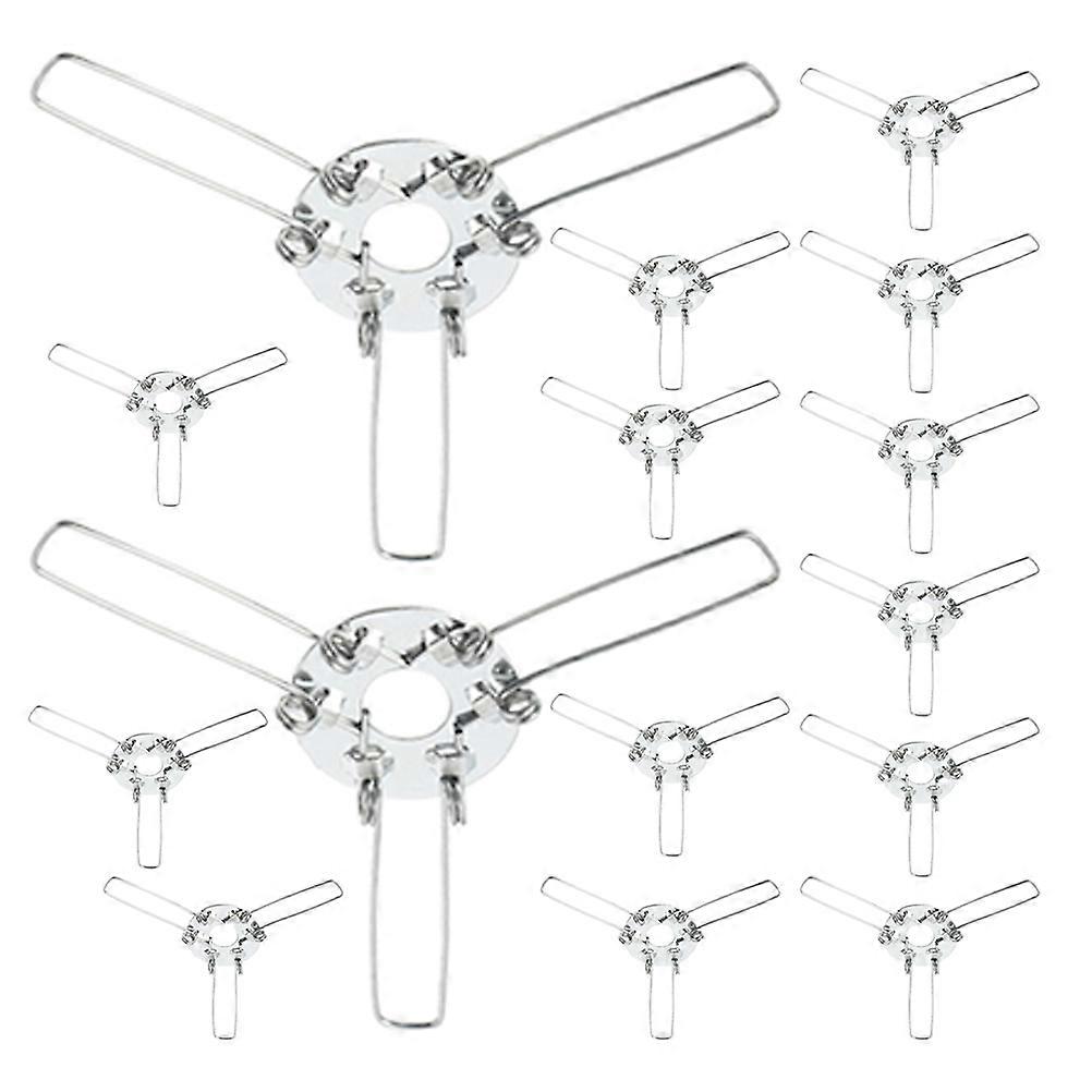 Iron Lampshade Fixators Household Pendant Lampshade Holders For Home Decoration Spring Shape 24Pcs