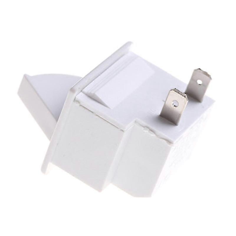 Durable Fridge Door Light Switch Replacement 5A 250V White Plastic 2Pin Switch